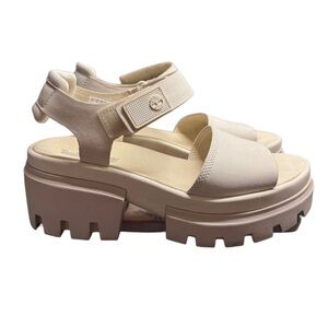 Timberland Women's Sandals in Cream and Tan